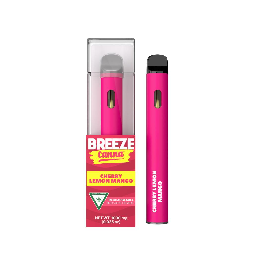 Breeze Canna - Cherry Lemon Mango Live Resin Disposable (1g)