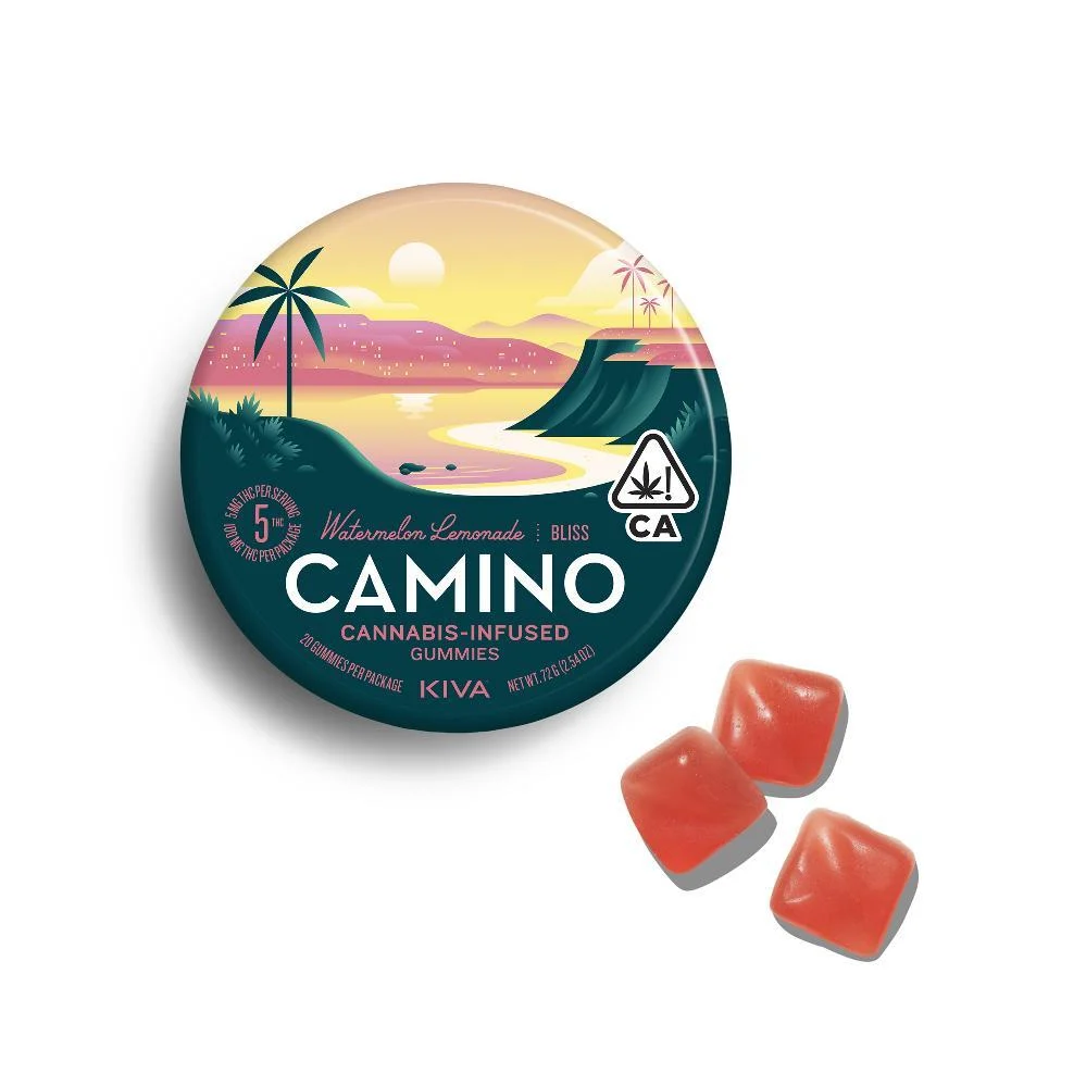 Camino – Watermelon Lemonade Bliss Gummies 20-Pack (100mg)