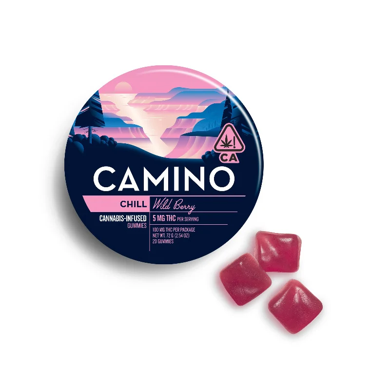 Camino – Wild Berry Chill Gummies 20-Pack (100mg)