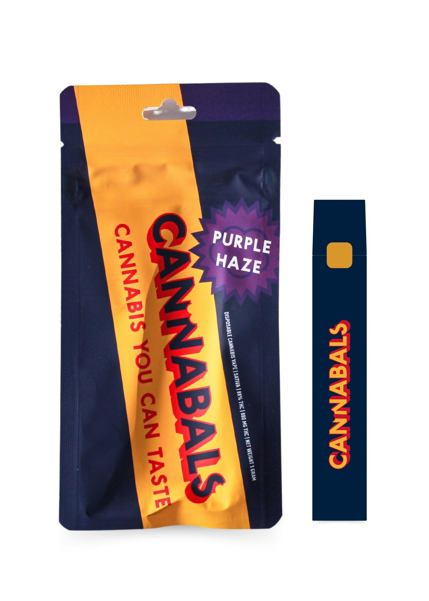 Cannabals – Purple Haze Distillate Disposable (1g)