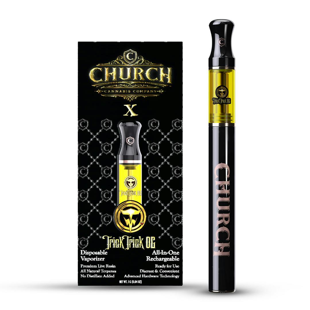 Church x Heavyweight Heads - Trick Trick OG Live Resin Disposable (1g)