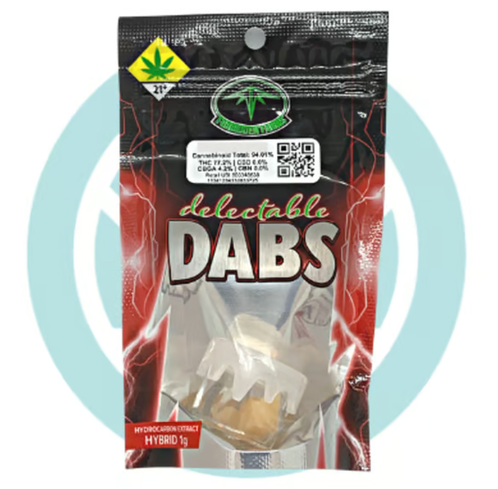 Delectable Dabs Purple Panty Dropper Wax (1g)