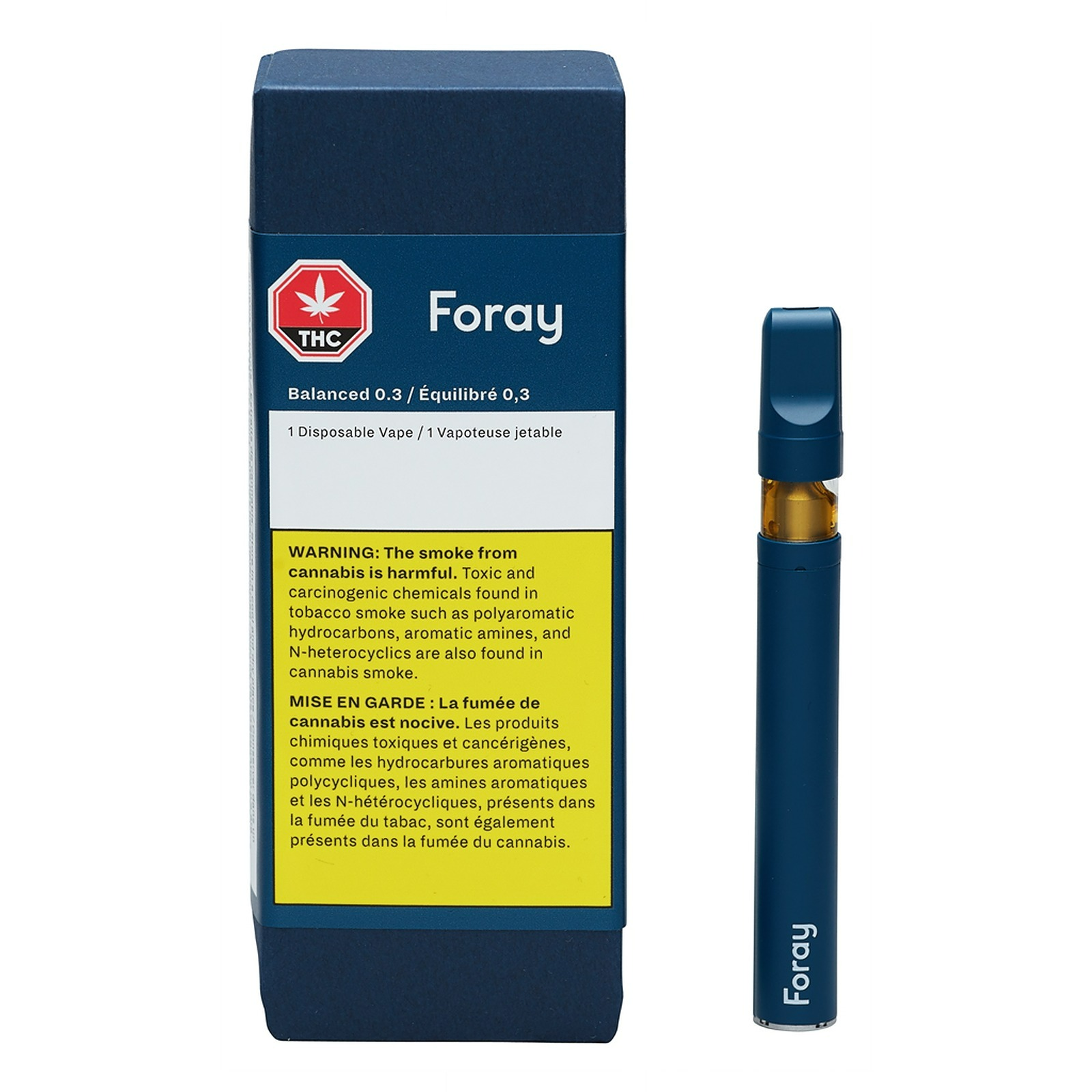 Foray Indica Distillate Disposable (0.3g)