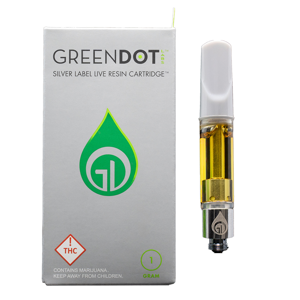 Green Dot Labs Silver Label - Sativa Live Resin Cartridge (1g)