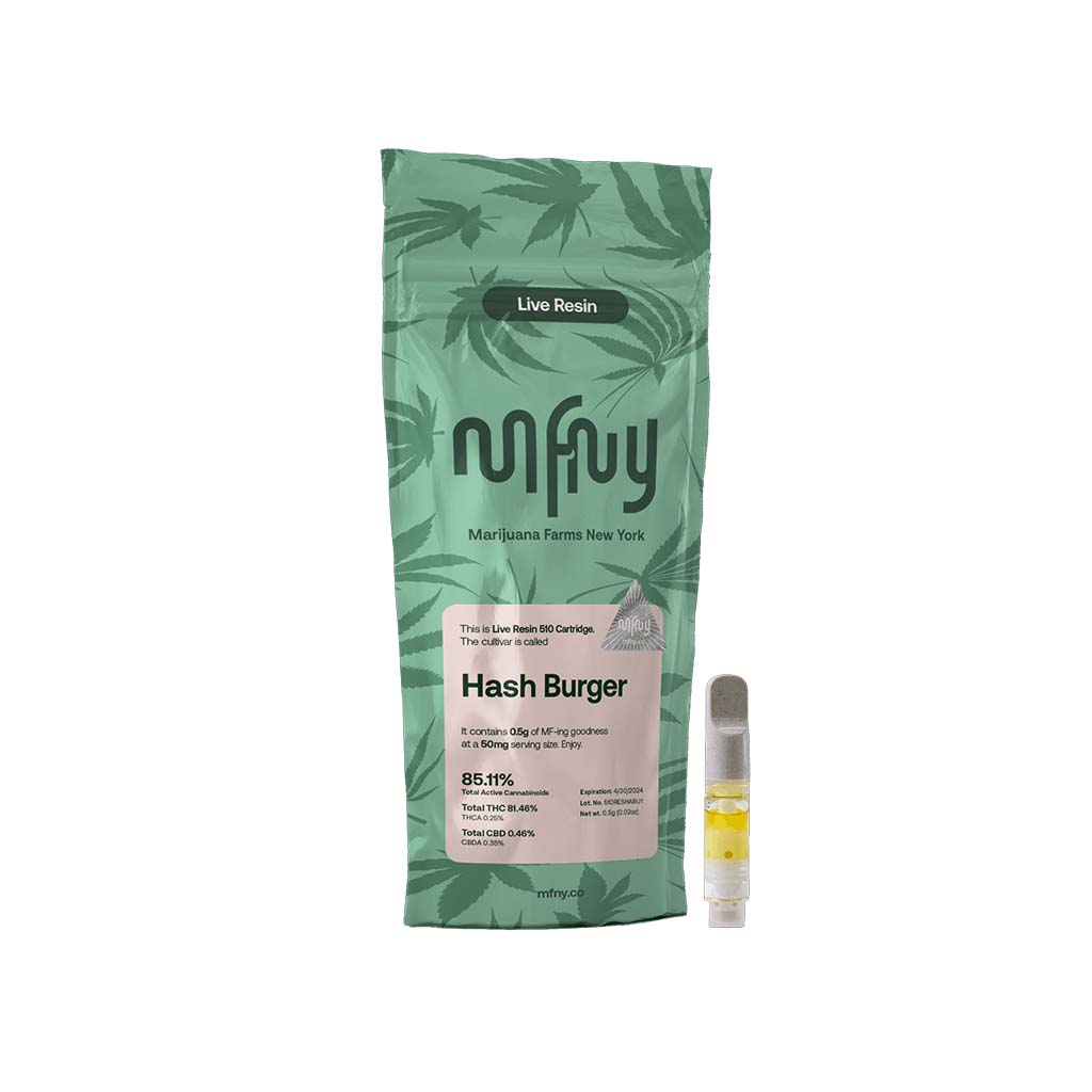 Mfny (Marijuana Farms New York) Hash Burger Live Rosin Cartridge (0.5g)