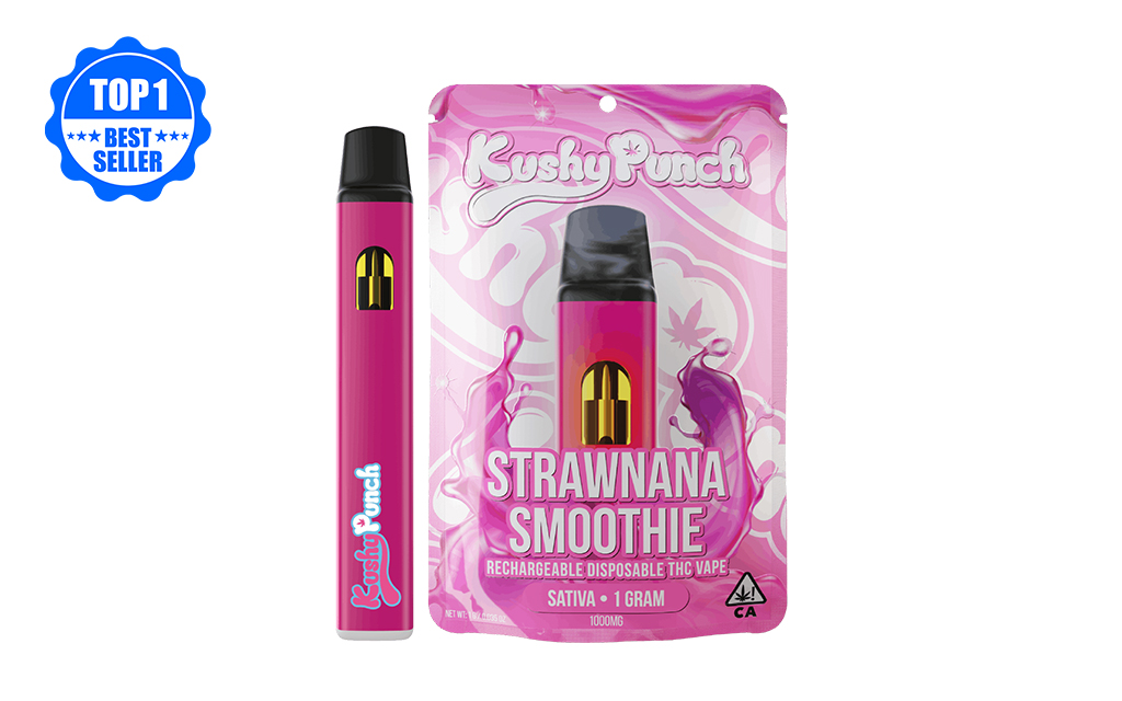 Missouri’s Best Strawnana Smoothie Distillate Disposable (1g)