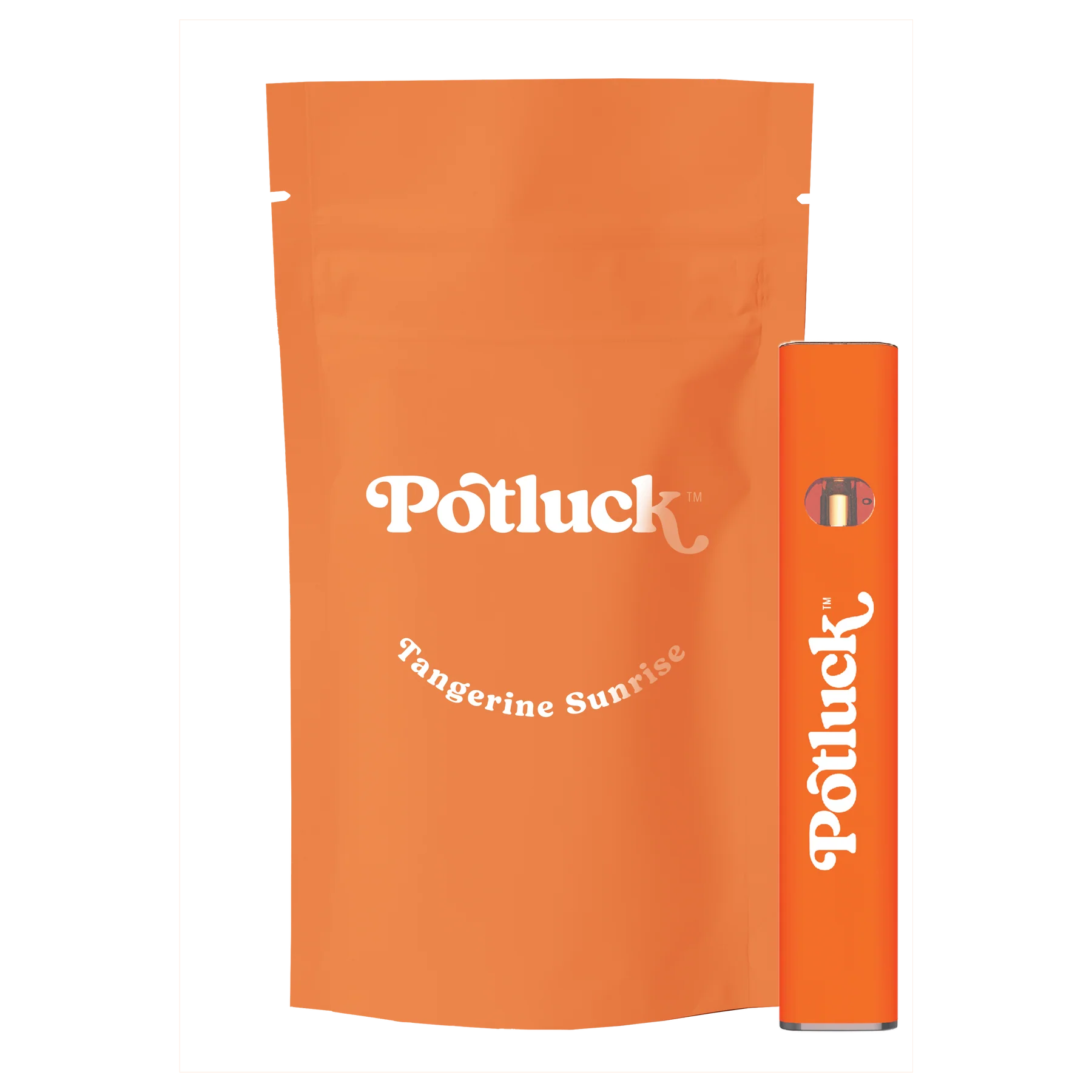 Potluck CBG Tangerine Sunrise Terpenes Disposable (1g)