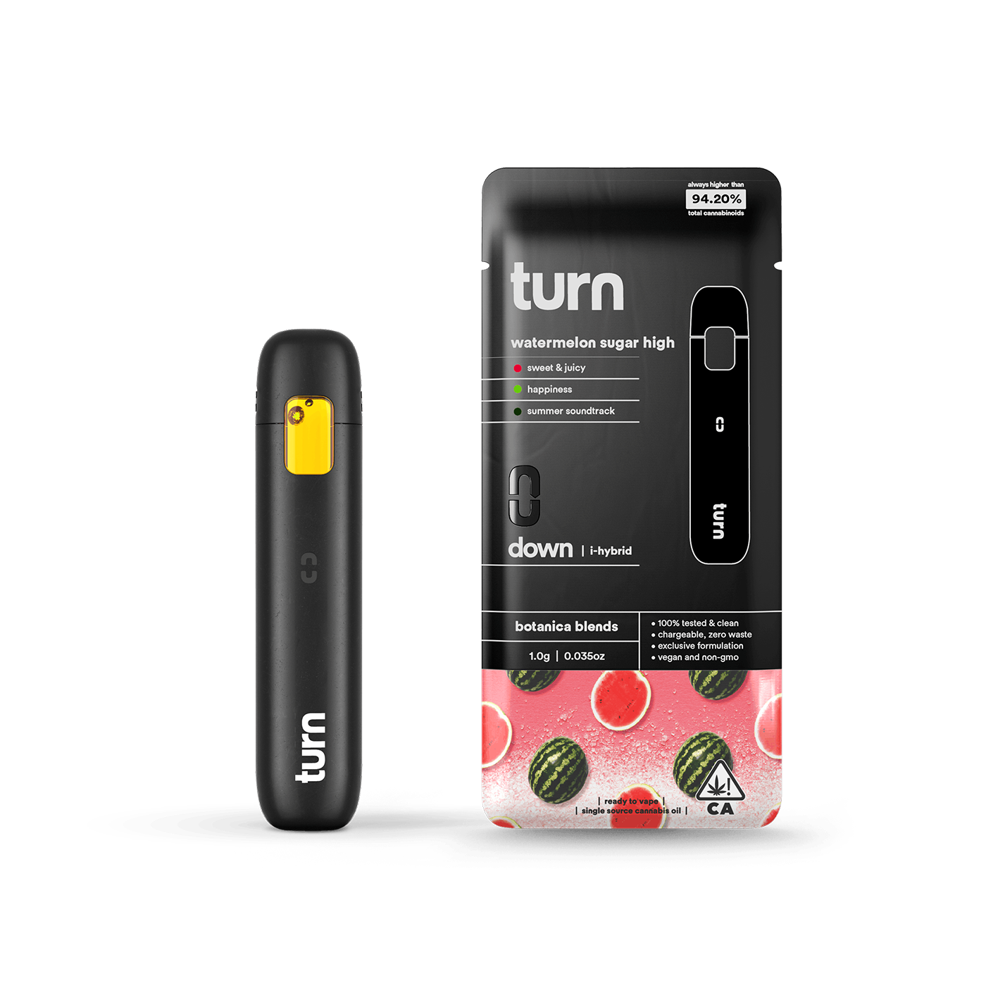 Turn Down - Watermelon Sugar High Live Resin Disposable (1g)