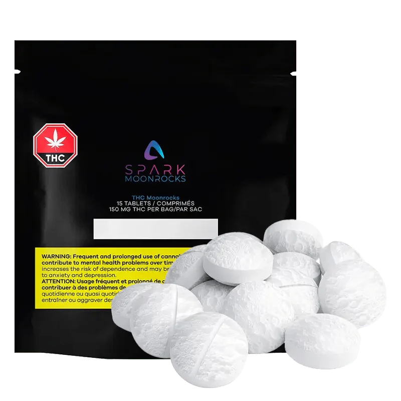 Aspire Spark THC Moonrocks Capsules 50-Pack (500mg)