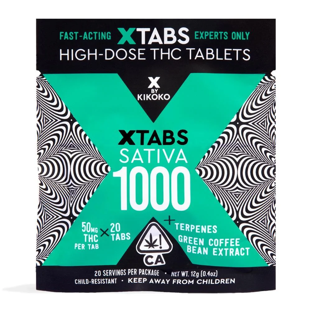 Rank 6 XTabs - Sativa High Dose Tablets 20-Pack (1000mg)